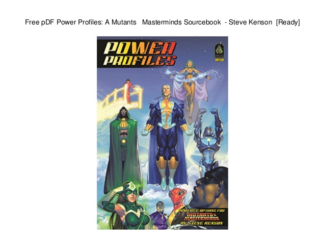 Mutants And Masterminds Handbook Pdf